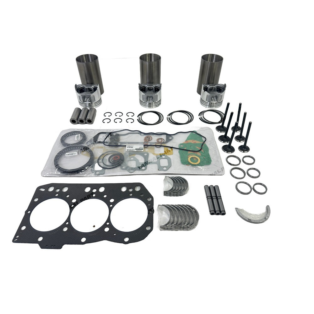 For Yanmar 3TNV82 Engine Overhaul Kit Repair Part Gasket Piston Set