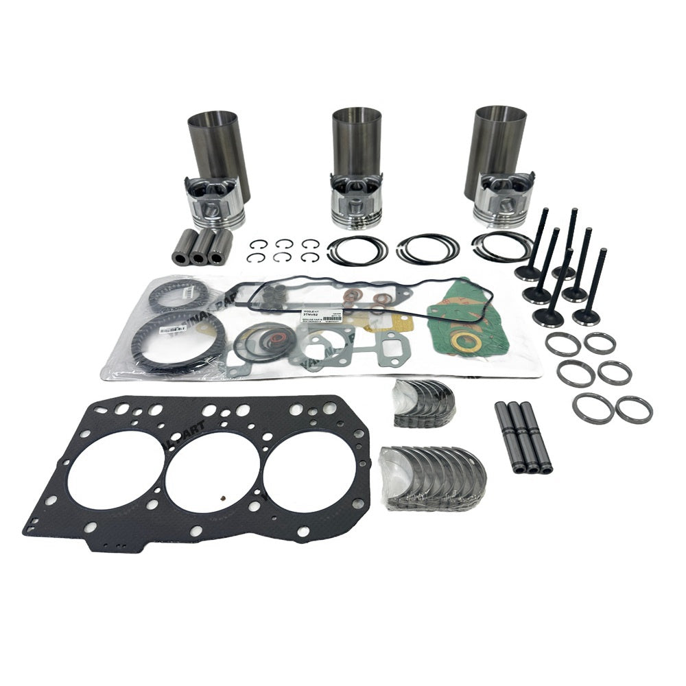 For Yanmar 3TNV82A Overhaul Rebuild Kit Repair Part Gasket Piston Set