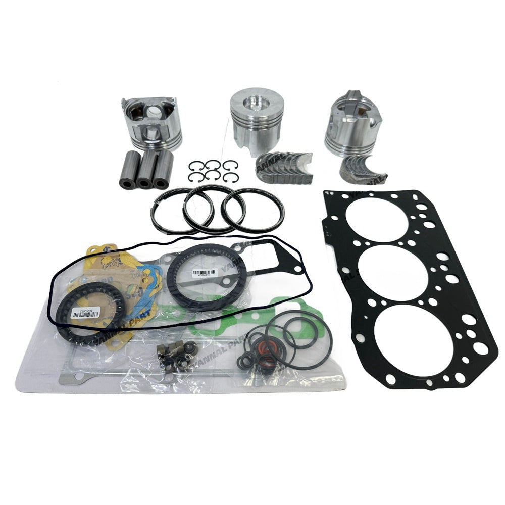 3TNV82A Overhaul Rebuild Kit For Yanmar Gasket Piston Set