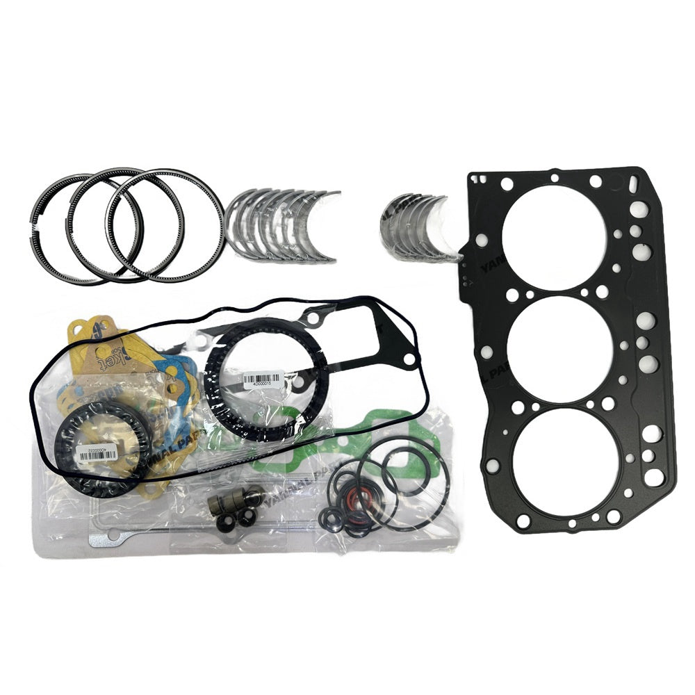 3TNV82A Overhaul Re-ring Kit For Yanmar Engine Kit Piston Ring Gasket Bearing