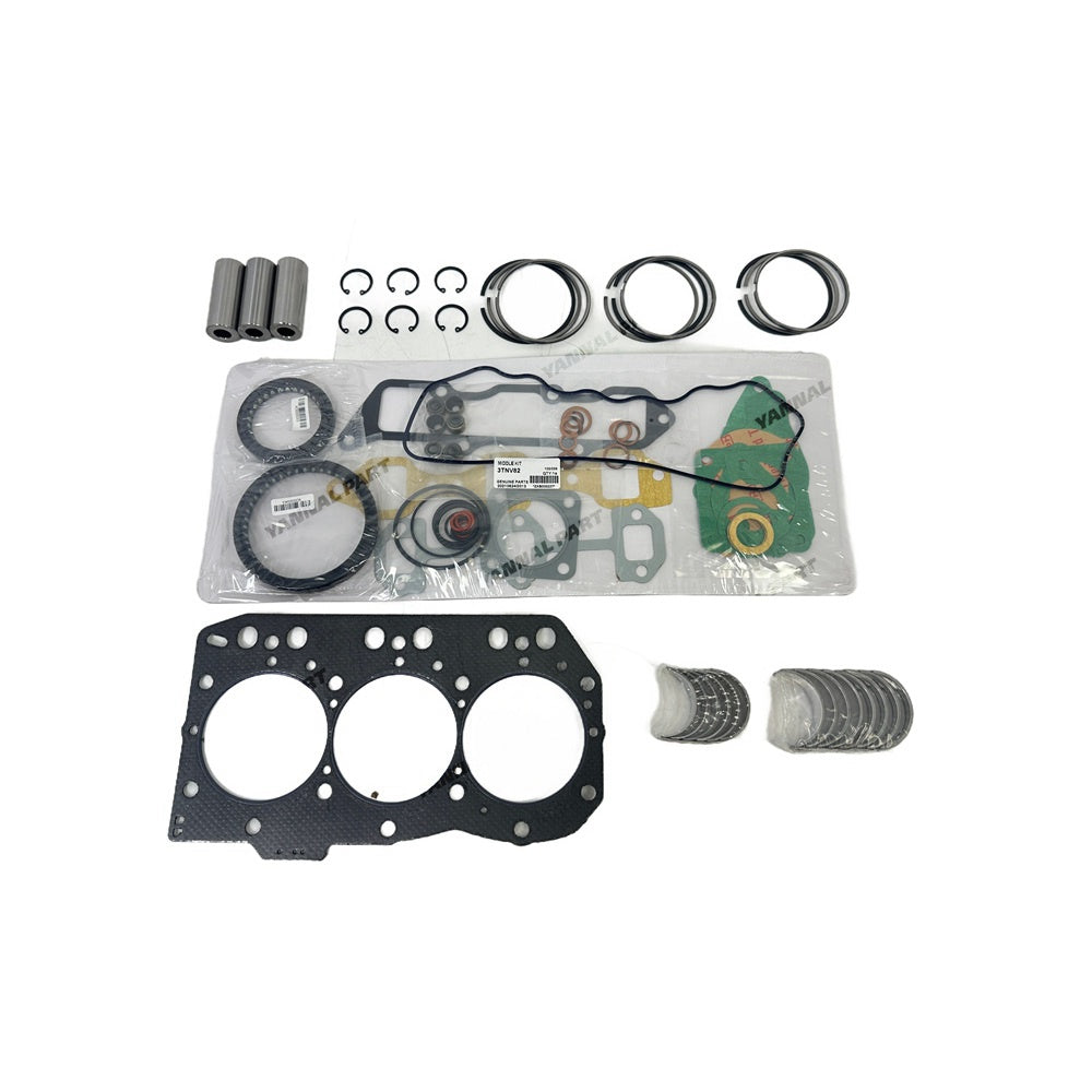 3TNV82A Overhaul Re-ring Kit For Yanmar Engine Kit Piston Ring Gasket Bearing