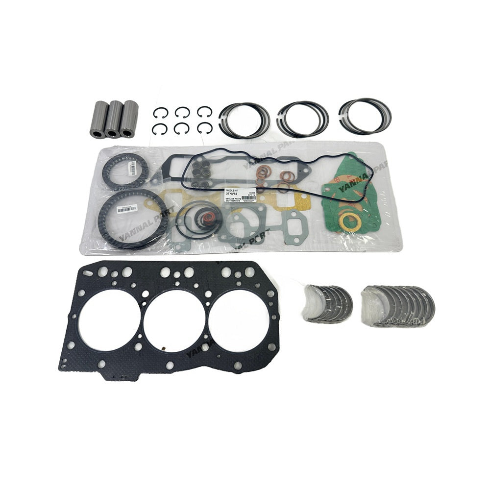 3TNV82A Overhaul Re-ring Kit For Yanmar Engine Kit Piston Ring Gasket Bearing