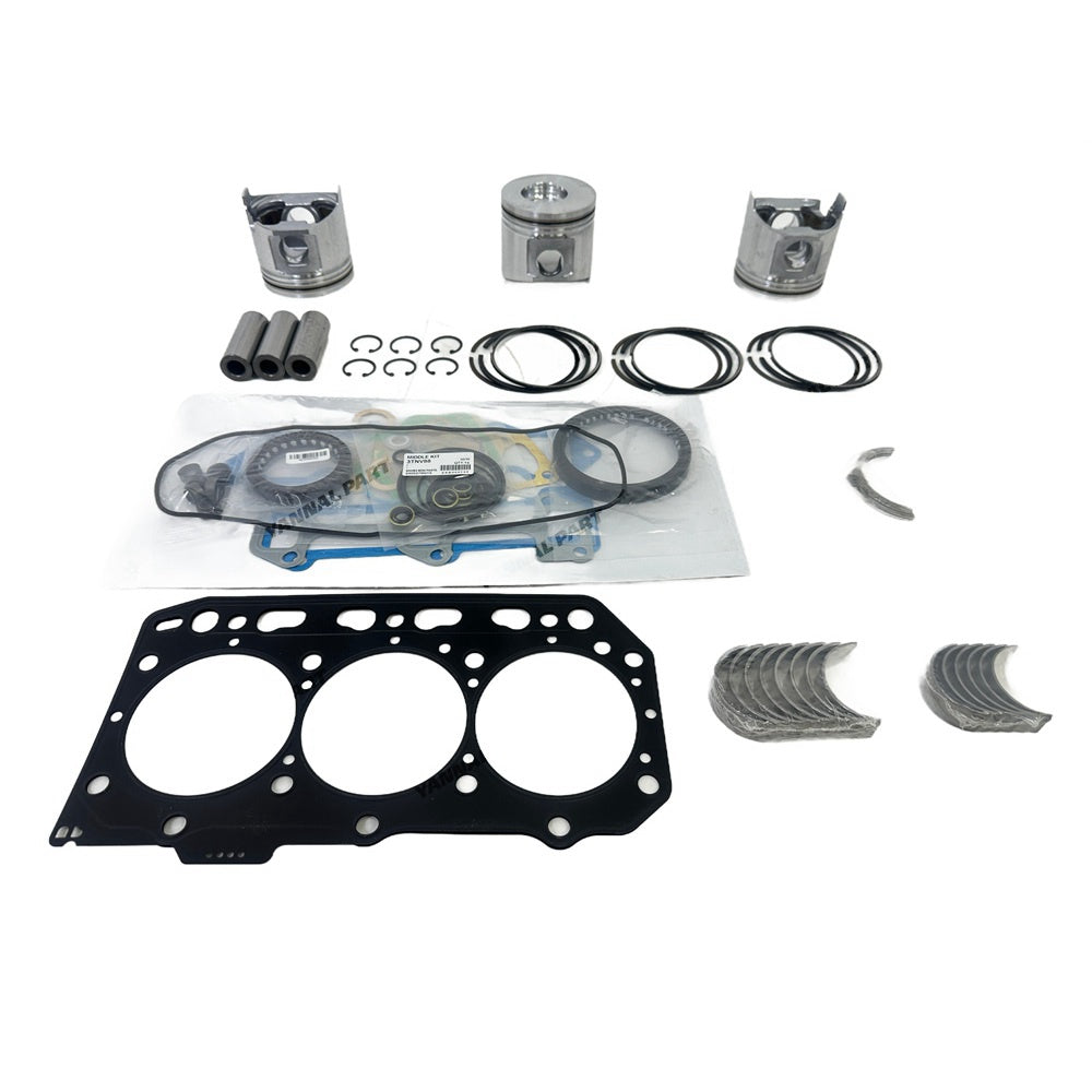 3TNV88 Overhaul Re-ring Kit For Yanmar Engine Kit Gasket Piston Set