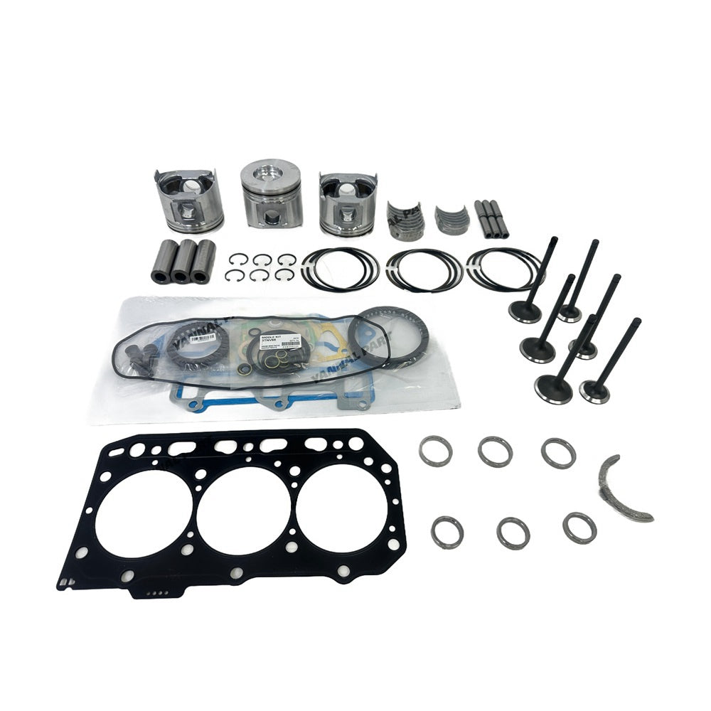 3TNV88 Overhaul Rebuild Kit For Yanmar Engine Piston Ring Gasket Bearing