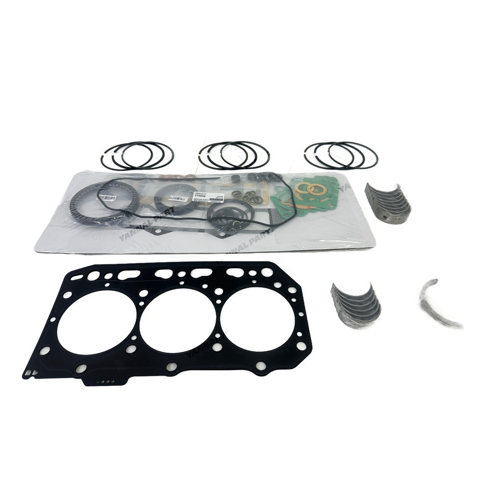 For Yanmar 3TNV88 Overhaul Re-ring Kit Repair Part Gasket Piston Set