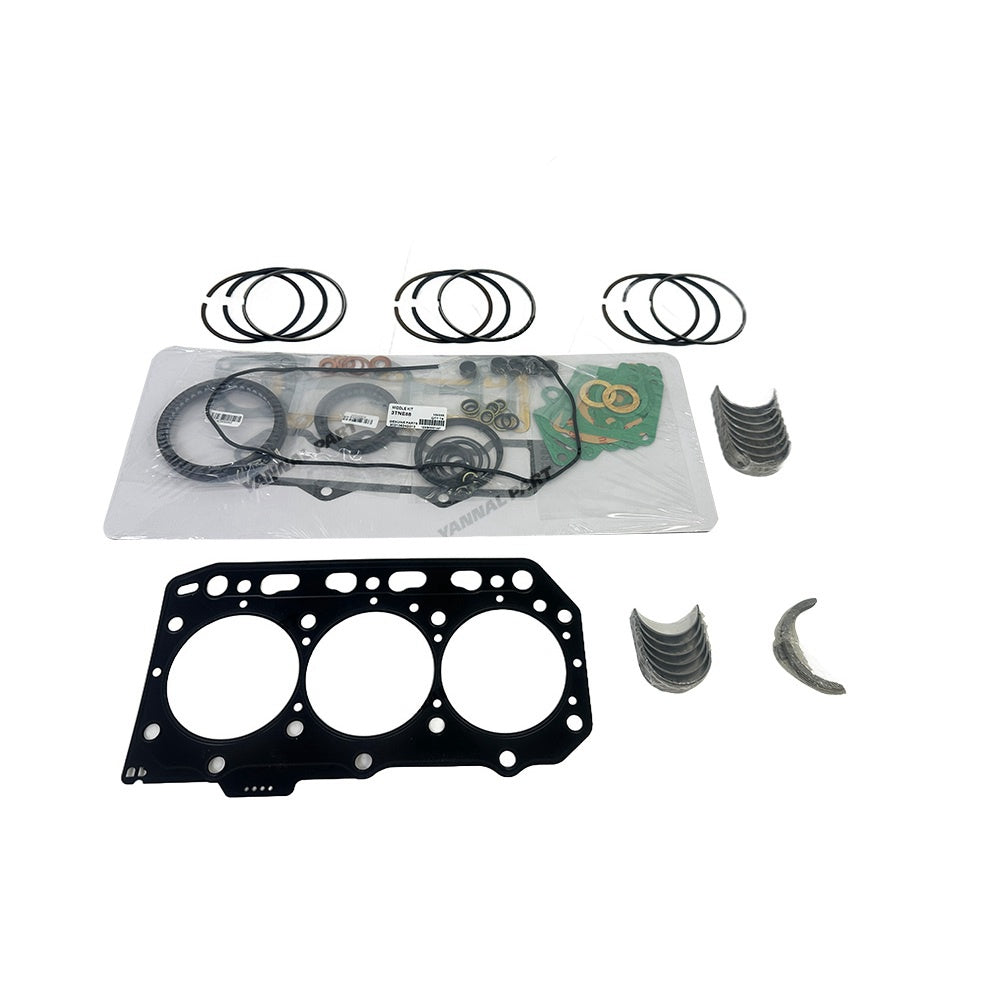 For Yanmar 3TNV88 Overhaul Re-ring Kit Repair Part Gasket Piston Set