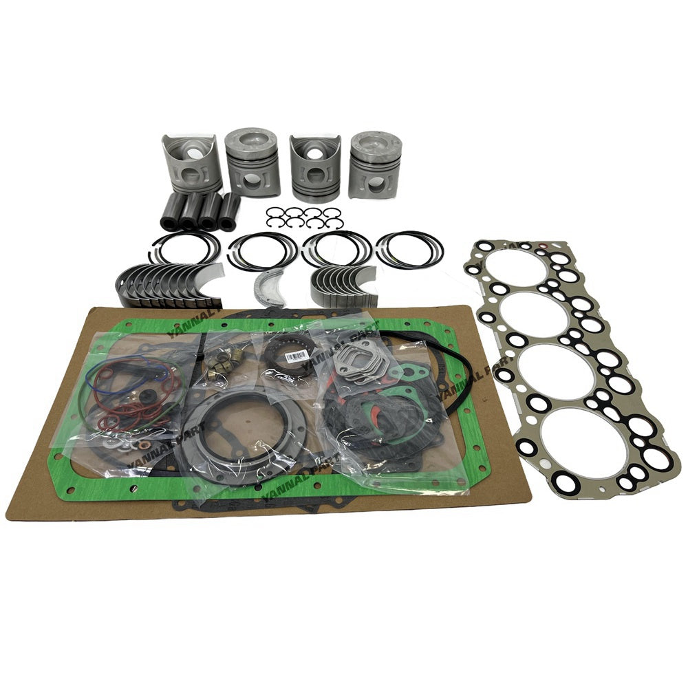 For Mitsubishi 4D31 Overhaul Re-ring Kit Repair Part Gasket Piston Set