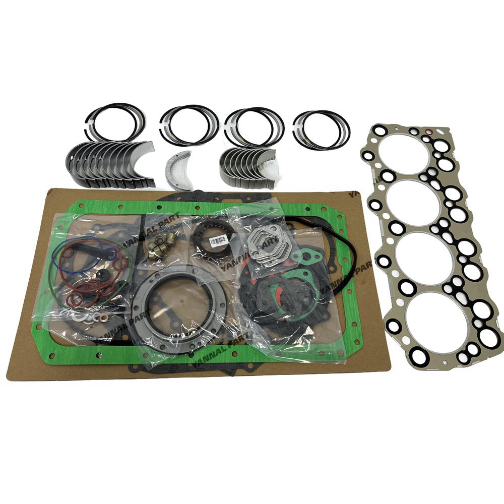 4D31 Overhaul Re-ring Kit For Mitsubishi Engine Piston Ring Gasket Bearing