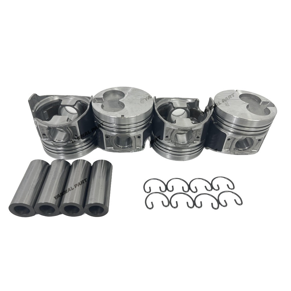 4LE2ֱÅç Piston Kit With Ring Set For Isuzu Engine Repair Kit