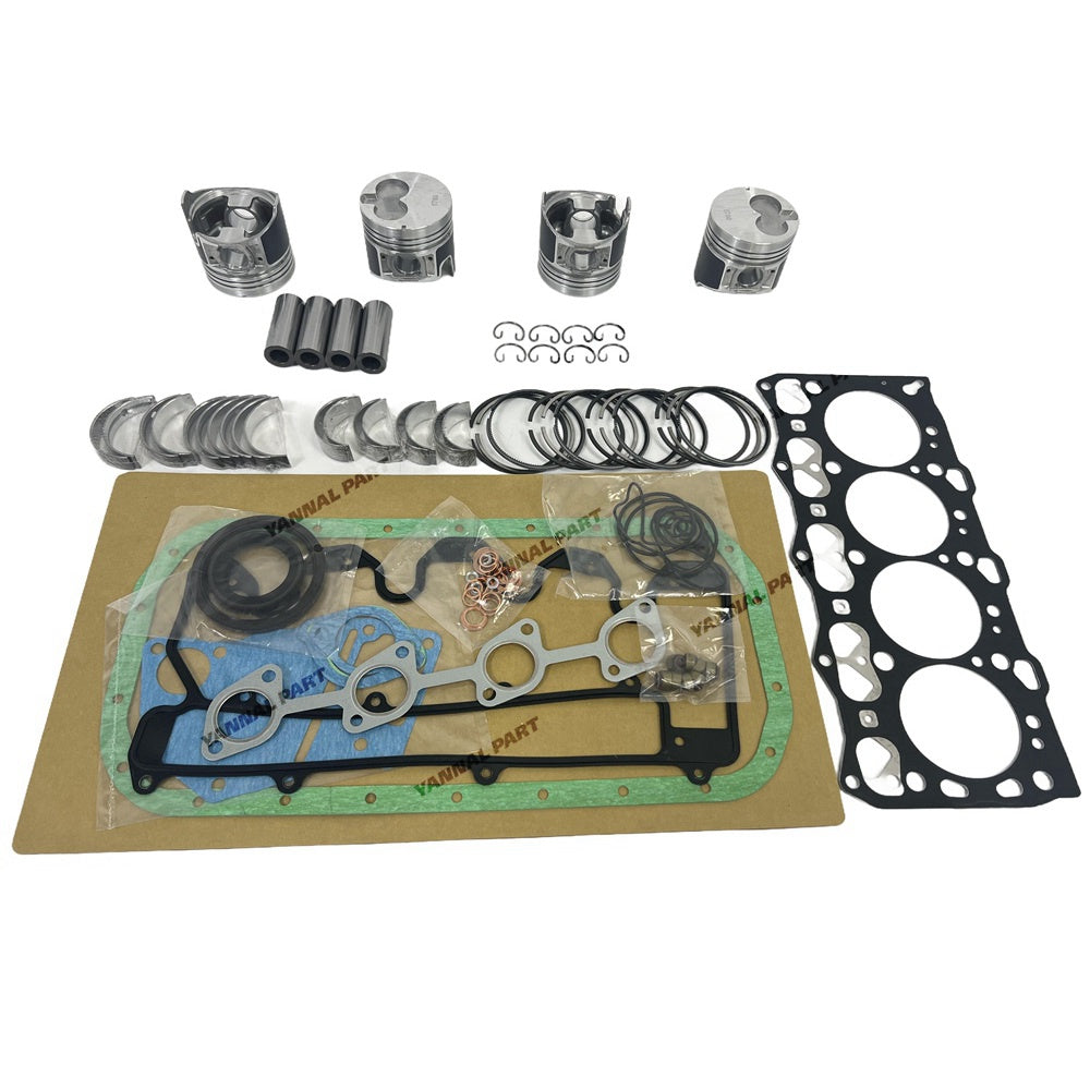 For Isuzu 4LE2ֱÅç Overhaul Rebuild Kit Repair Part Gasket Piston Set