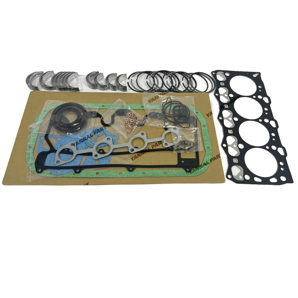 4LE2ֱÅç Overhaul Re-ring Kit For Isuzu Engine Piston Ring Gasket Bearing