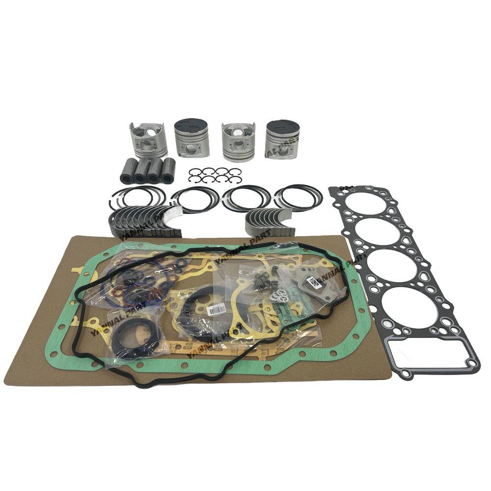 For Mitsubishi 4M40 Overhaul Re-ring Kit Repair Part Gasket Piston Set