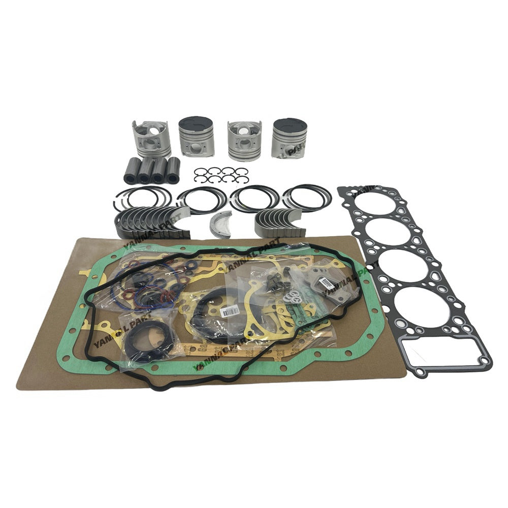 For Mitsubishi 4M40 Overhaul Re-ring Kit Engine Part Piston Ring Gasket Bearing