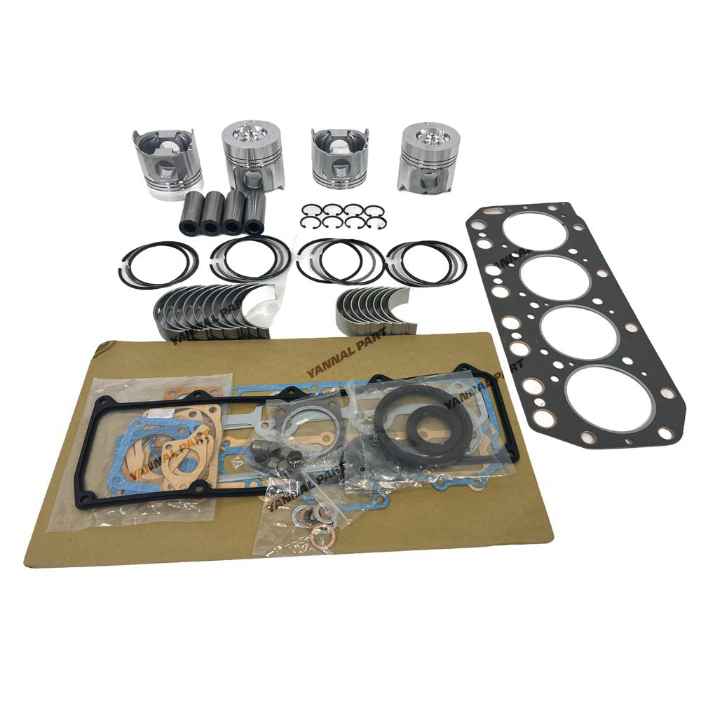 4TNV100 Overhaul Re-ring Kit For Yanmar Engine Piston Ring Gasket Bearing