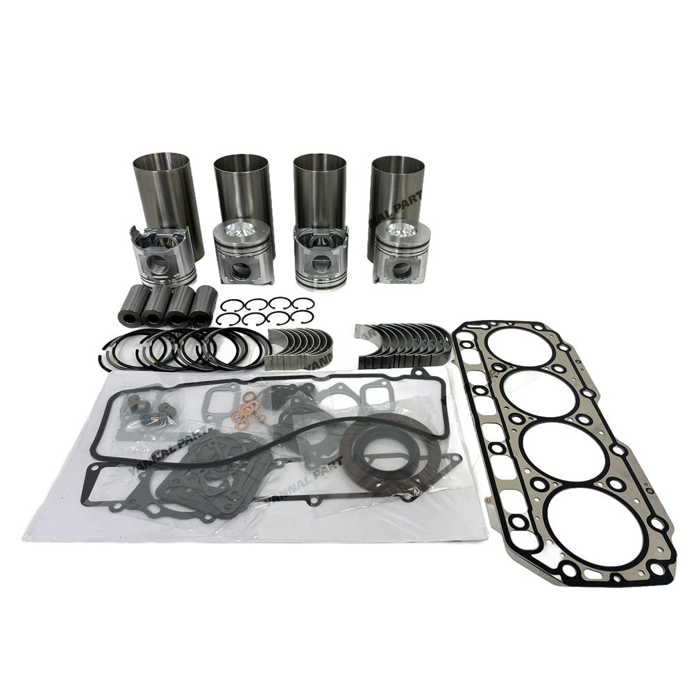 For Yanmar 4TNE106 Engine Overhaul Rebuild Kit Repair Part Gasket Piston Set