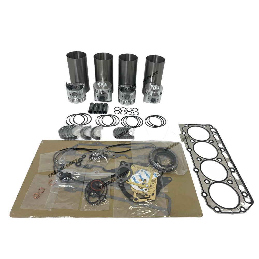 For Yanmar 4TNE86 Engine Overhaul Rebuild Kit Engine Part Gasket Piston Set