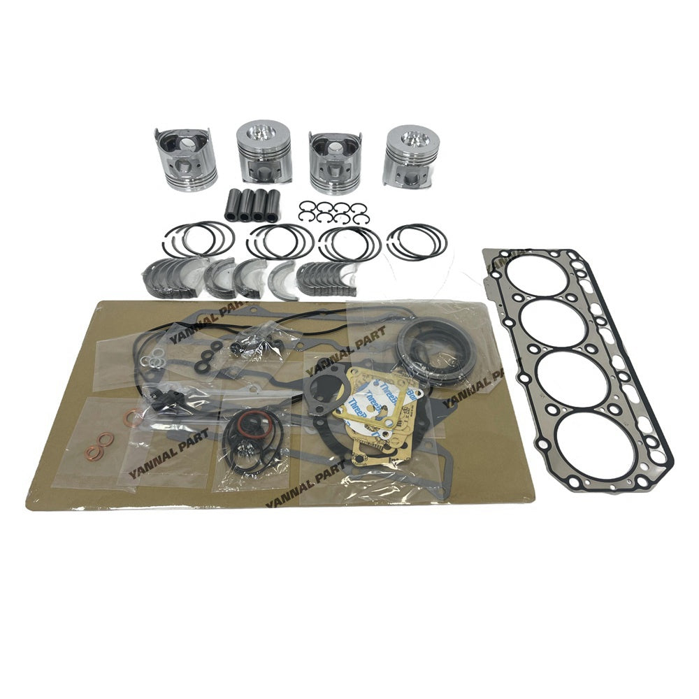 4TNE86 Overhaul Re-ring Kit For Yanmar Engine Kit Gasket Piston Set