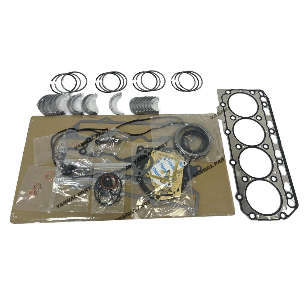 For Yanmar 4TNE86 Overhaul Re-ring Kit Engine Part Engine Piston Ring Gasket