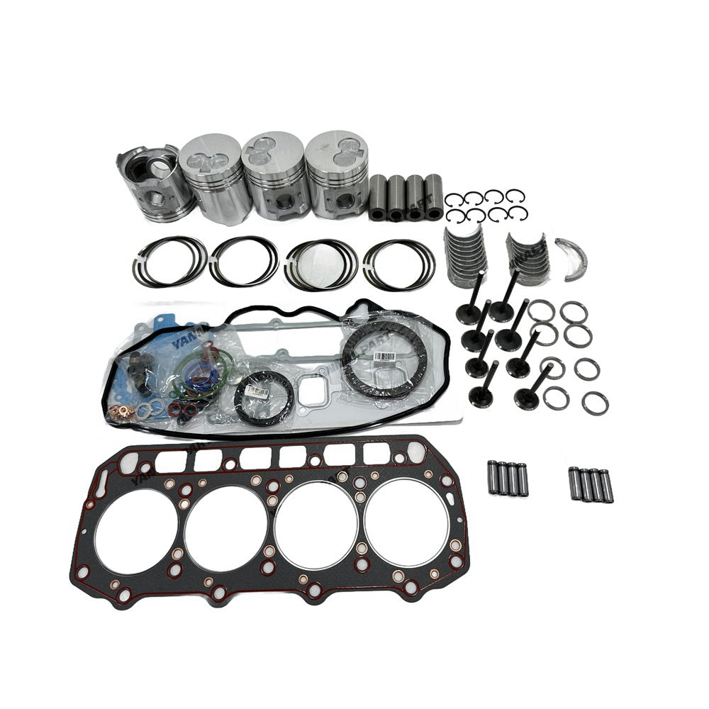 For Yanmar 4TNE92 Overhaul Repair Kit Engine Part Gasket Piston Set