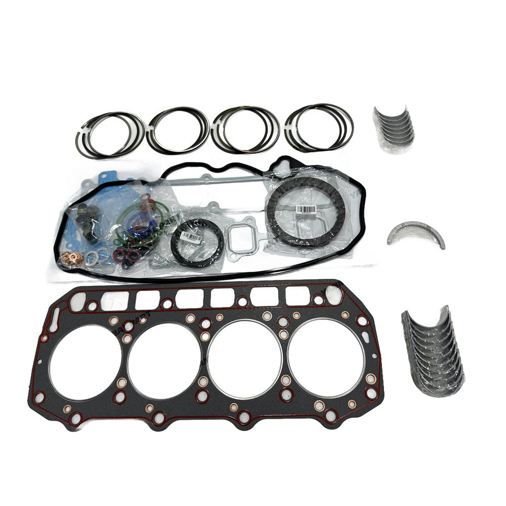 4TNE92 Overhaul Re-ring Kit For Yanmar Engine Kit Engine Piston Ring Gasket