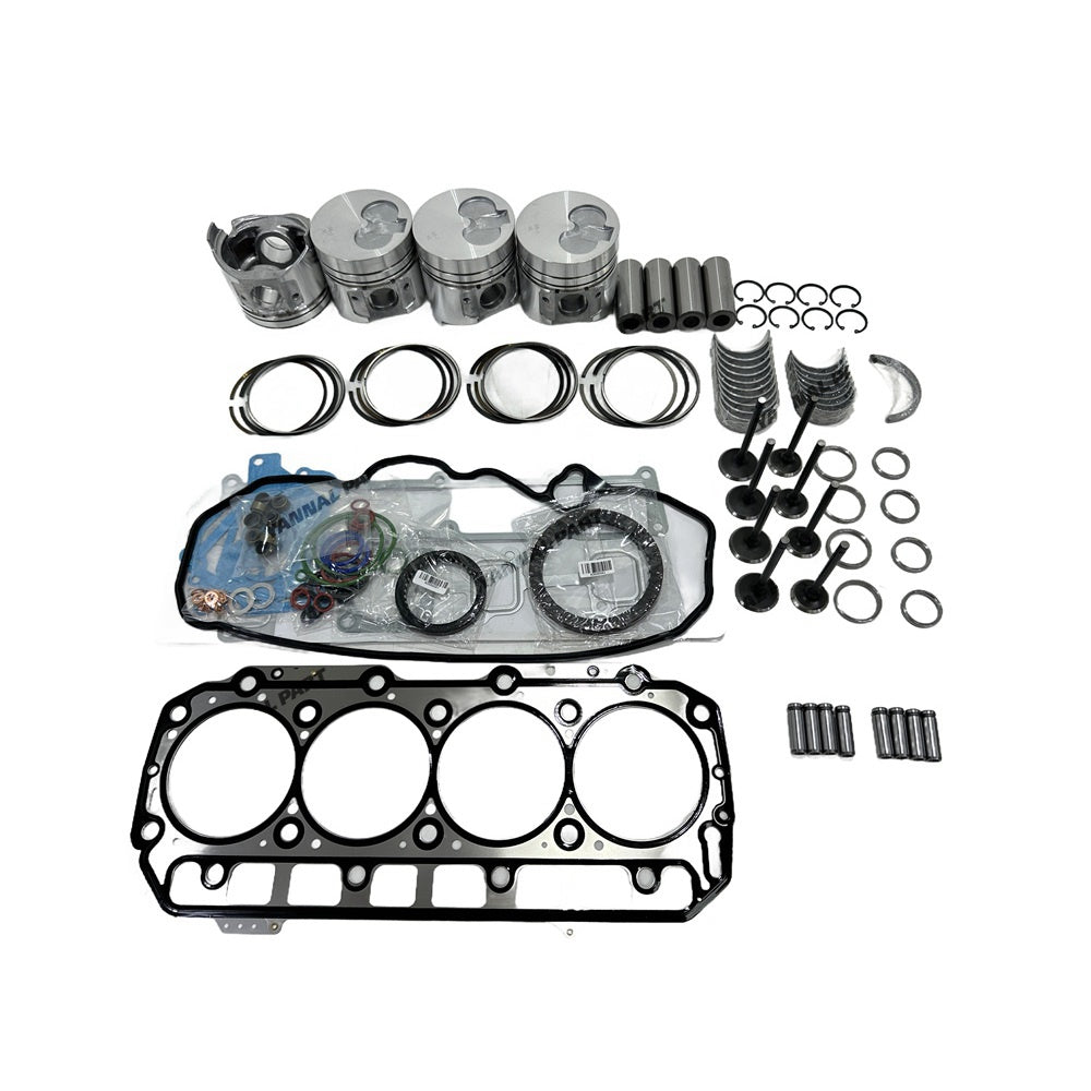 For Yanmar 4TNE98 Overhaul Kit Repair Part Engine Piston Ring Gasket Bearing