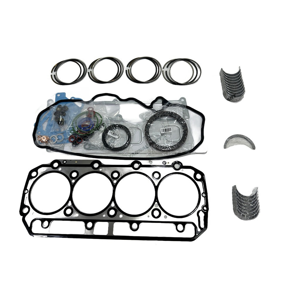 4TNE98 Overhaul Re-ring Kit For Yanmar Engine Kit Engine Piston Ring Gasket