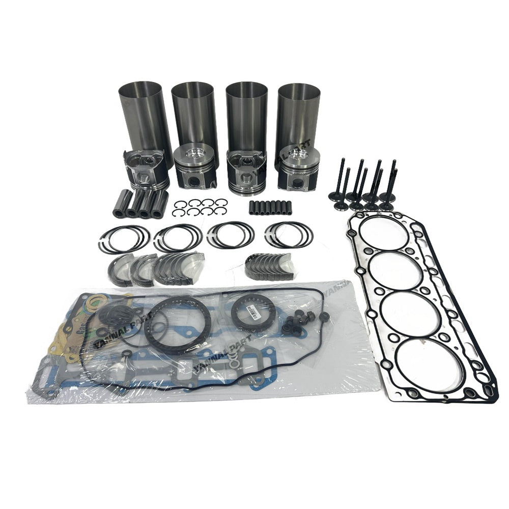 for yanmar Tractor 4TNV84 Engine Rebuild Kit Piston Ring Bearing Gasket kit Valve Guide