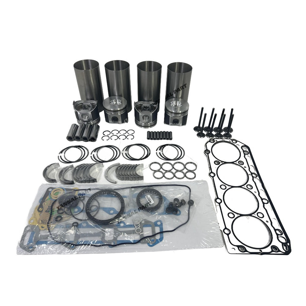 4TNV84T Engine Overhaul Kit Compatible for Yanmar Engine Komatsu PC50MR-2 Yanmar ViO55 ViO57 TL120 LX490 EF338JQ T2 John Deere 990 TAKEUCHI TL120 TL220 Loader