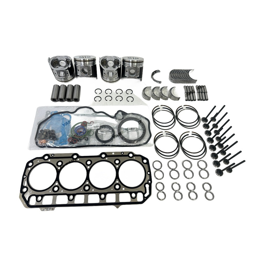 New 4TNV94 overhaul rebuild kit Compatible with for Yanmar engine Daewoo S55-VP DX55 excavator parts