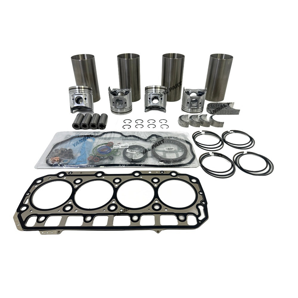 Hot Selling for yanmar 4TNV98 Rebuild Overhaul kit Piston Ring Cylinder Liner Full Complete Gasket kit Main Small Bearing