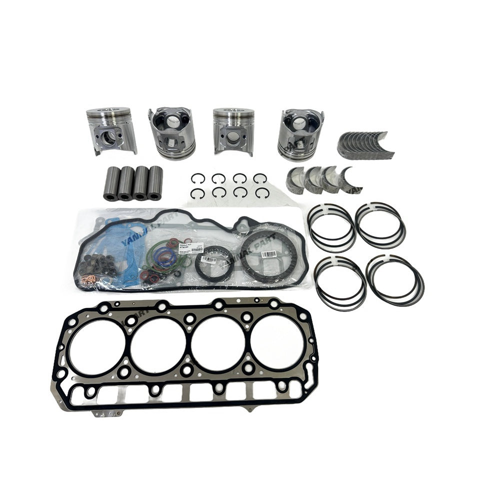 Selling for Yanmar 4TNV98 New Oversize Rebuild Overhaul kit Piston Ring 0.25mm OS Gasket BRG