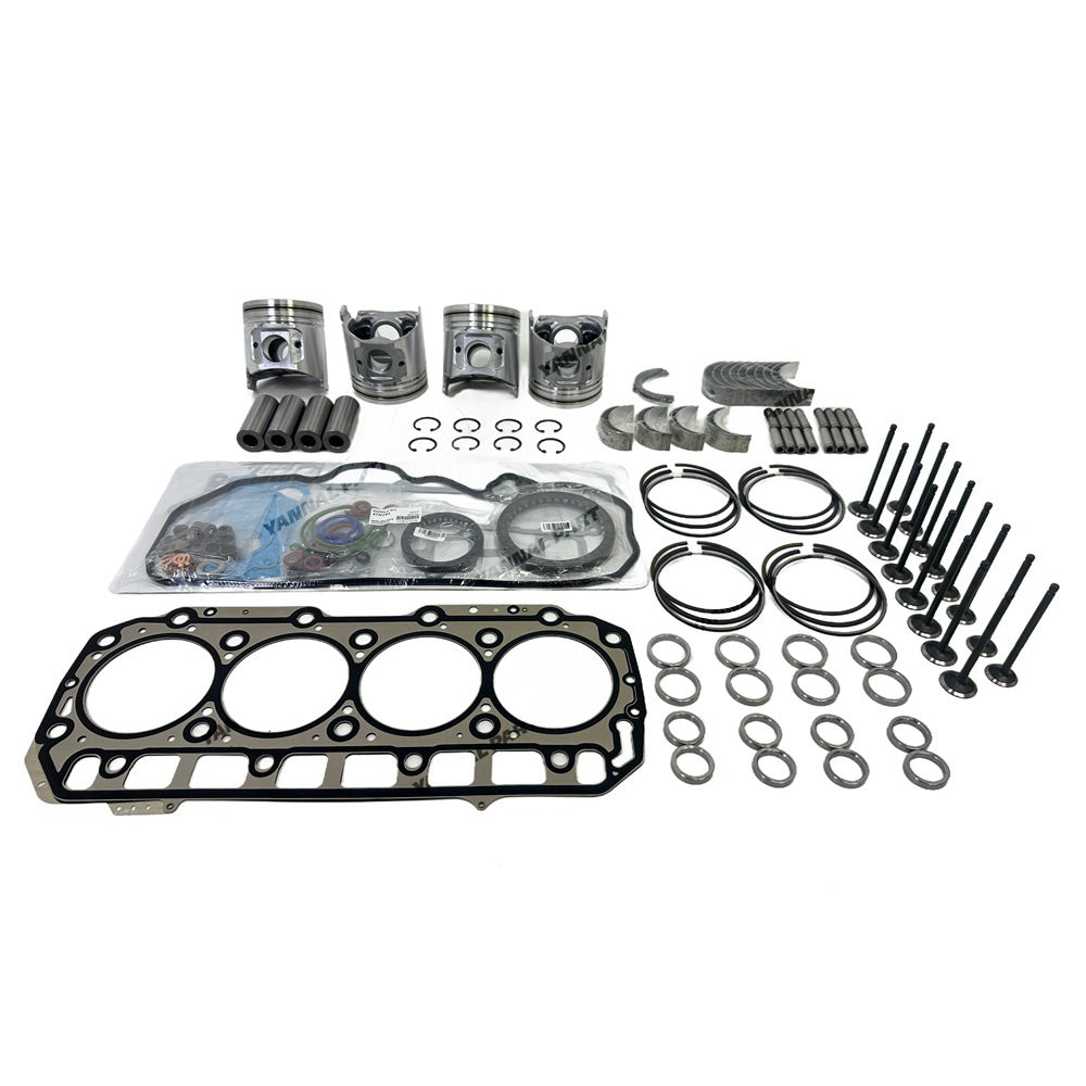 for Yanmar 4TNV98 4TNV98T Overhaul Rebuild Kit