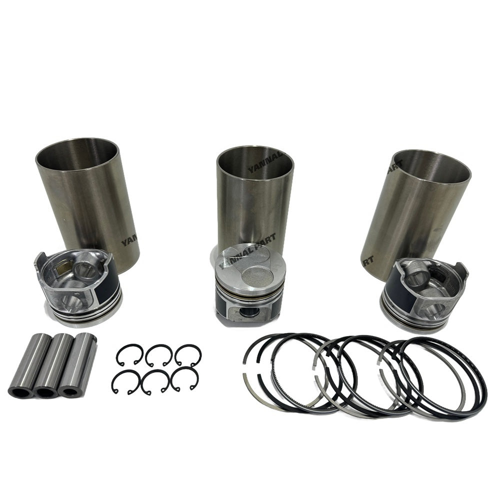 New Liner Piston Kit Set STD for KUBOTA D1105 (Liner + Piston + Ring + Pin Bush x 3)