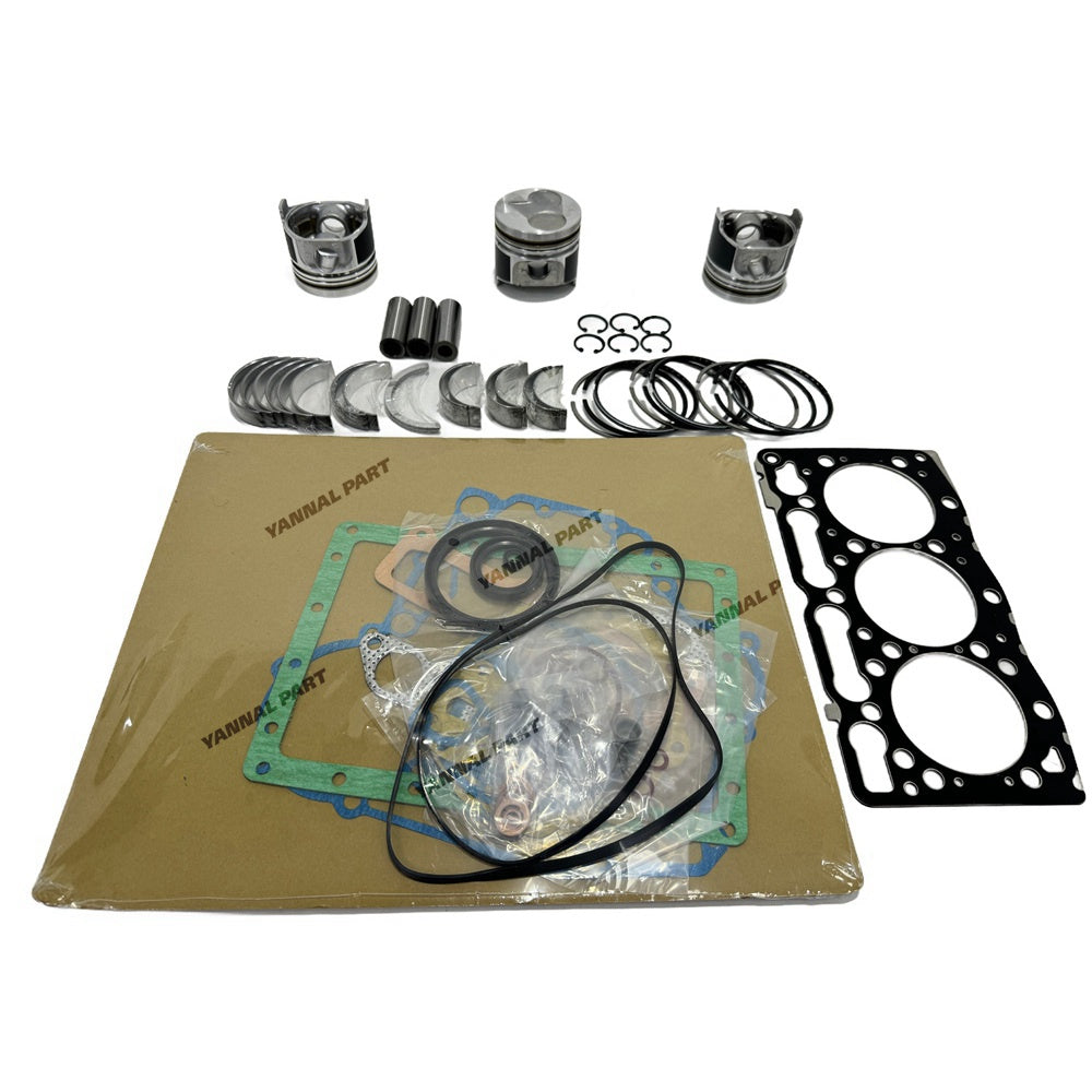 Engine Overhaul Rebuild Kit Compatible With for Kubota D1105 Engine STD B2410HSE B2620HSD Diesel 16060-21114 16292-21050 16261-03310 1G063-03310