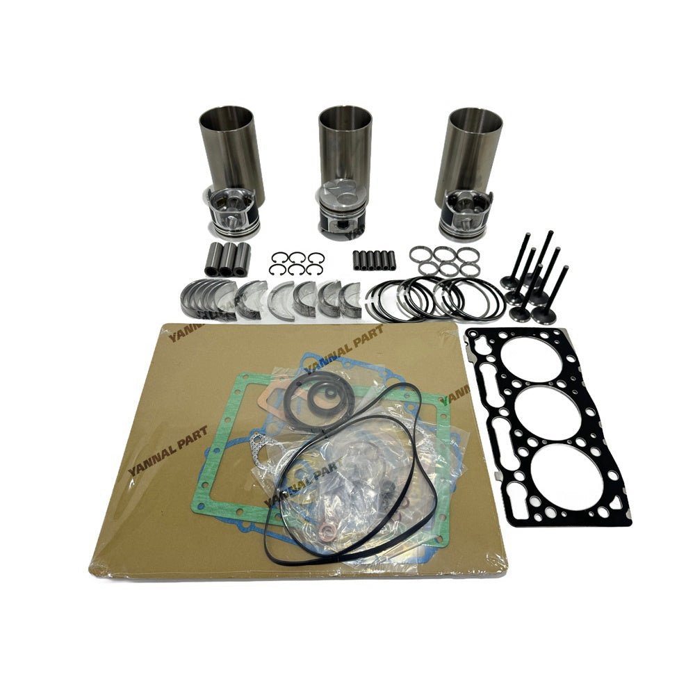 New Engine Overhaul Rebuild Kit with Valve for Kubota D1005 B2100, B2100DT,BX2660,B2320HSD