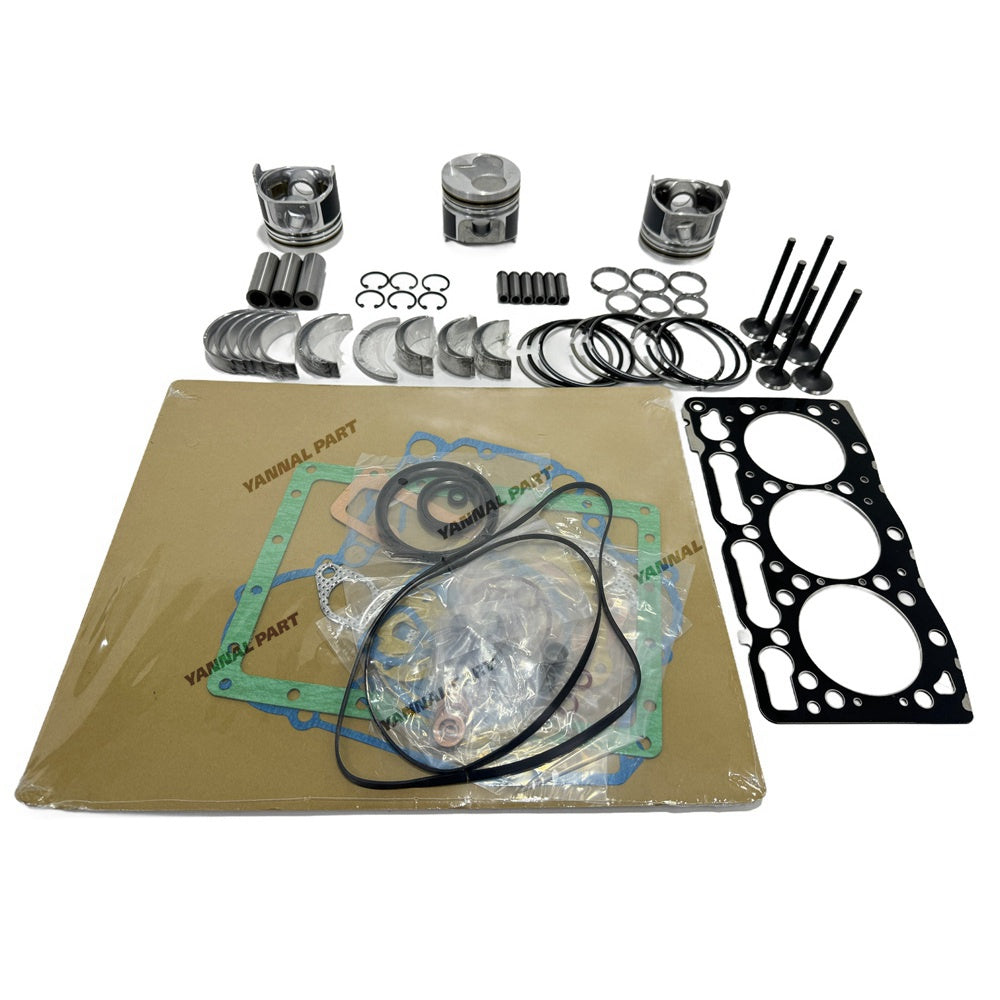 D1005 Engine Overhaul Rebuild Kit (No cylinder liner) For Kubota D1005 Engine for JCB VMT160-80 Compactor EW320DS J312 Generator GB18 GB170 GB175 GB180 JB16 JB17X JB19X Tractor