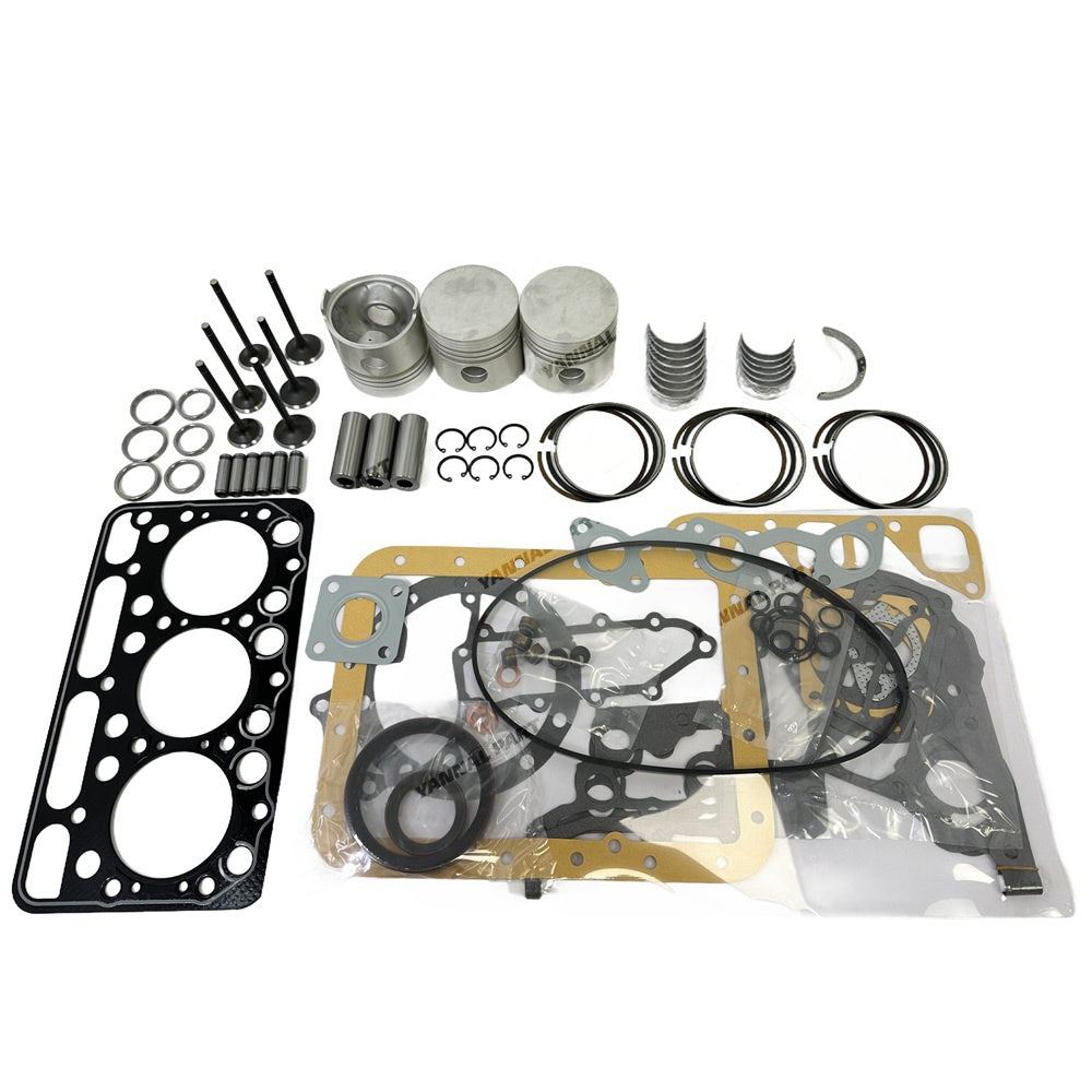 D1302 Overhaul Rebuild Kit (No cylinder liner) for Kubota D1302 Engine K008-3 K008 Excavator Generator L275F L275 L2002 L275DT L2250F Tractor