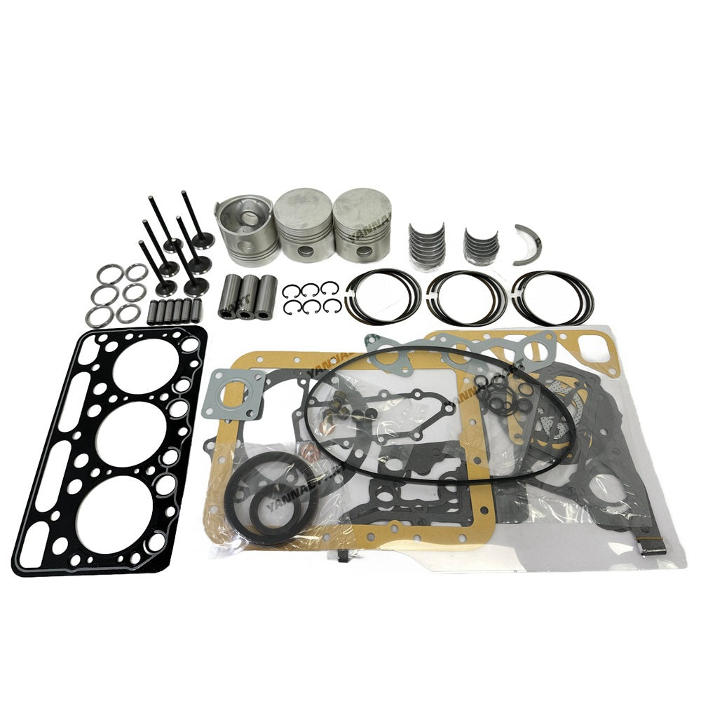 D1302 Overhaul Rebuild Kit (No cylinder liner) for Kubota D1302 Engine K008-3 K008 Excavator Generator L275F L275 L2002 L275DT L2250F Tractor