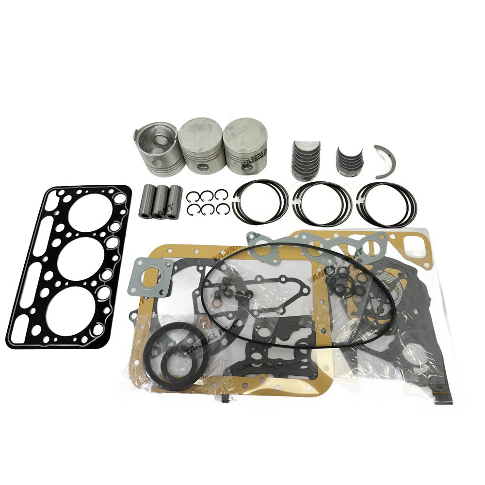 Overhaul Rebuild Kit £¨No valve set, no cylinder liner£©Compatible with for Kubota D1403 Engine L2600 GL19 GL21 GL200 GL201 KL21 Tractors L2500 L2500DT L2600 L2800F Tractor