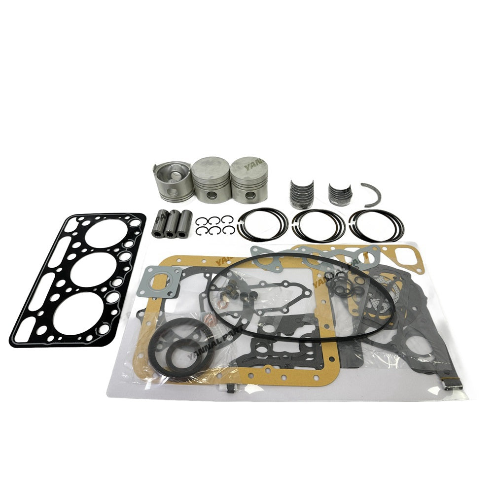 Overhaul Rebuild Kit £¨No valve set, no cylinder liner£©Compatible with for Kubota D1403 Engine L2600 GL19 GL21 GL200 GL201 KL21 Tractors L2500 L2500DT L2600 L2800F Tractor