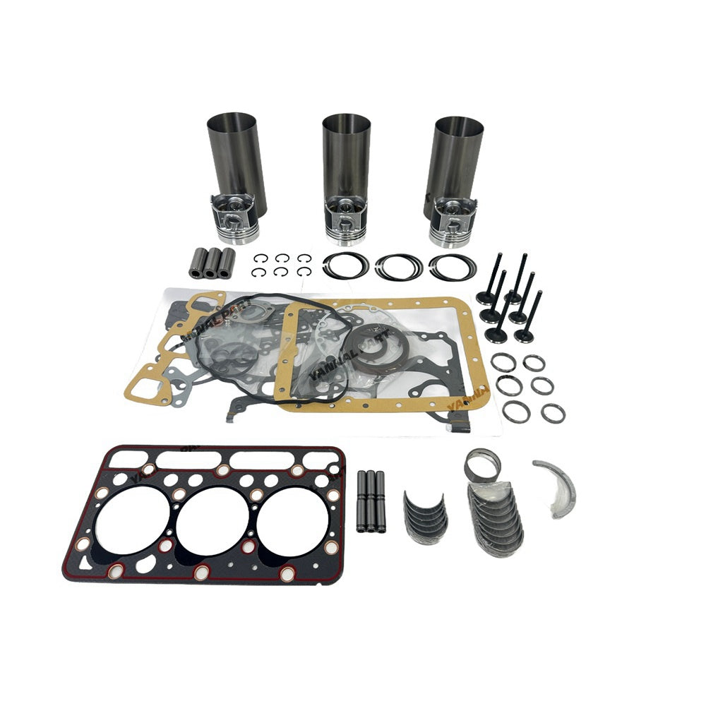 D1503 Engine Overhaul Kit Compatible with for Kubota D1503 Engine Tractor L2900 L3000 L3010 L3130 Excavator KX91-3 U35 Loader R420 R420S