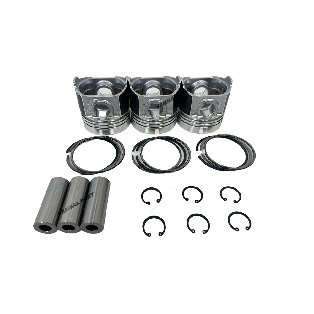 D1503 Overhaul Re-ring Kit (No cylinder liner and valve) Compatible for Kubota D1503 Engine Tractor L2900 L3000 L3010 L3130 Excavator KX91-3 U35 Loader R420 R420S