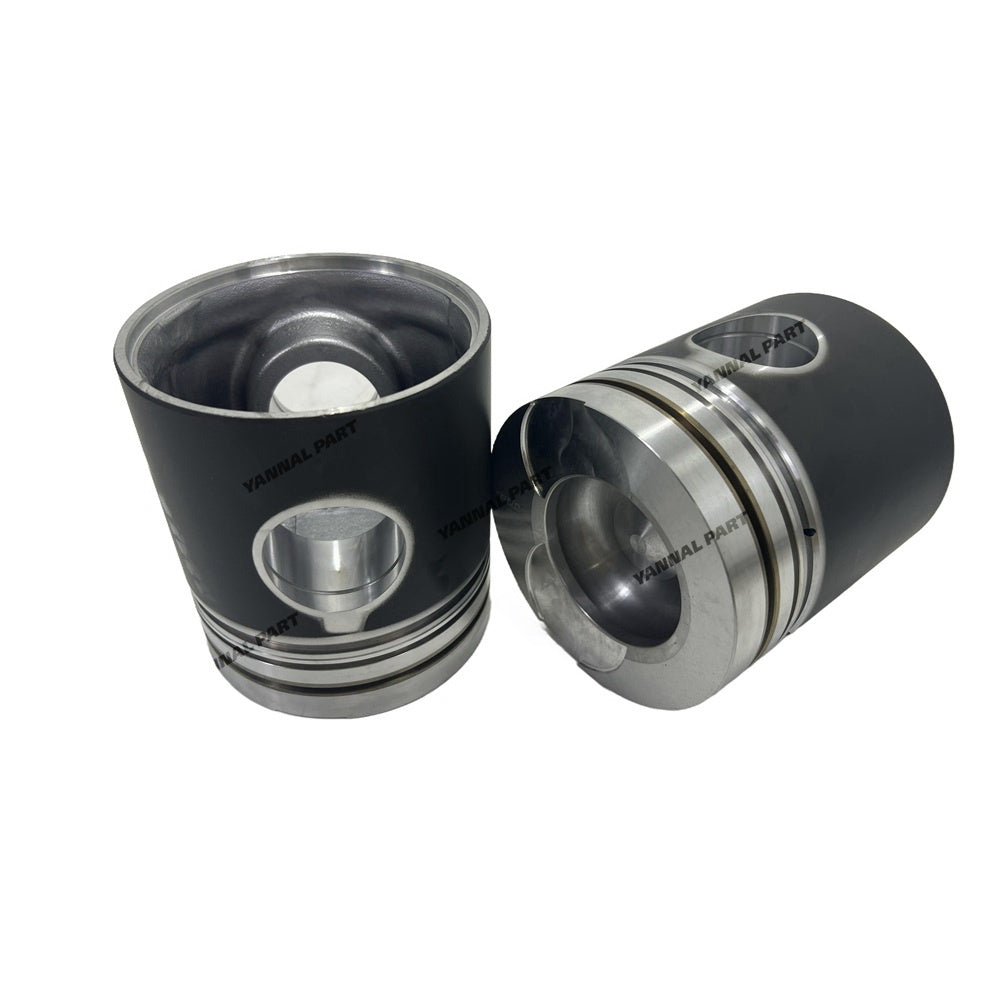 new D2366 piston set 65.02501-0222 for Doosan Daewoo D2366 D2366T D2366-T Engine MEGA300-III 400-III Wheel Loader DH280 DH320 Excavator