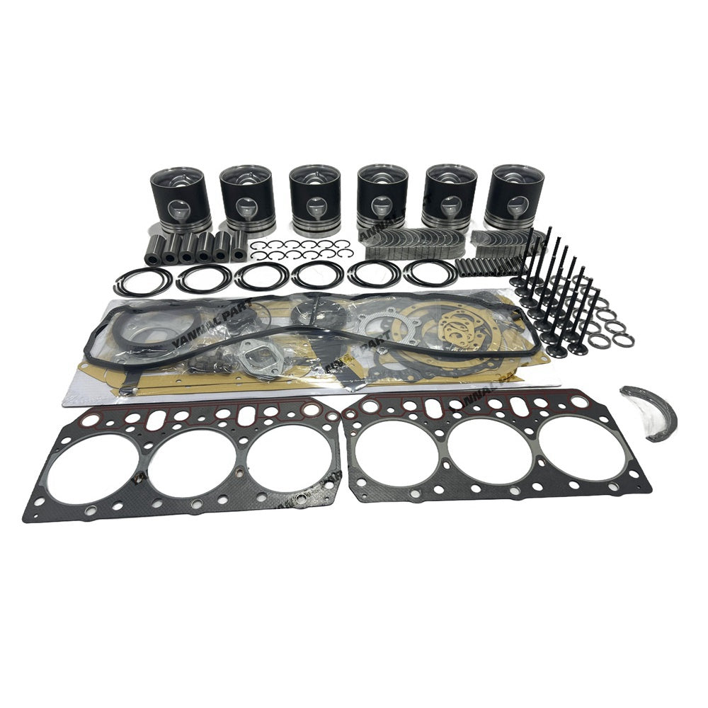 Overhaul Rebuild Kit for Doosan Daewoo D2366 Engine DH320 DH280 D2366-T D2366T