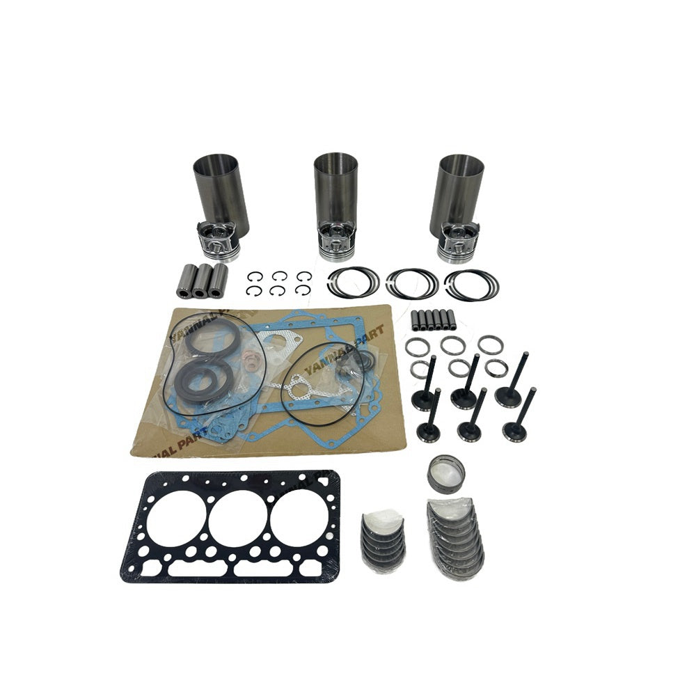 Complete D722 Engine Repair Kit Compatible with for Kubota D722 D722EBH D772B Engine Liner&piston&ring&Valves&Bushing&Full Gasket Kit