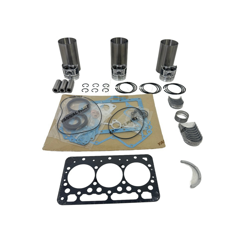 Overhaul Rebuild Kit, Direct Replacement Cylinder STD Overhaul Rebuild Kit Gasket Sets for Kubota D722 Engine