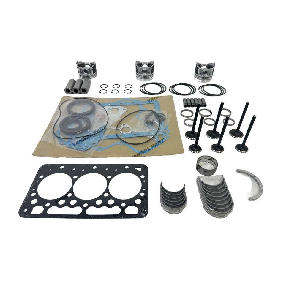 D722 Engine Rebuild Kit (No cylinder liner) FOR Kubota D722 D722EBH D772B Engine B7300HSD B7400HSD BX1800D BX1850D BX1860D G1900 GF1800E for Bobcat 316 320 322 323 Excavator