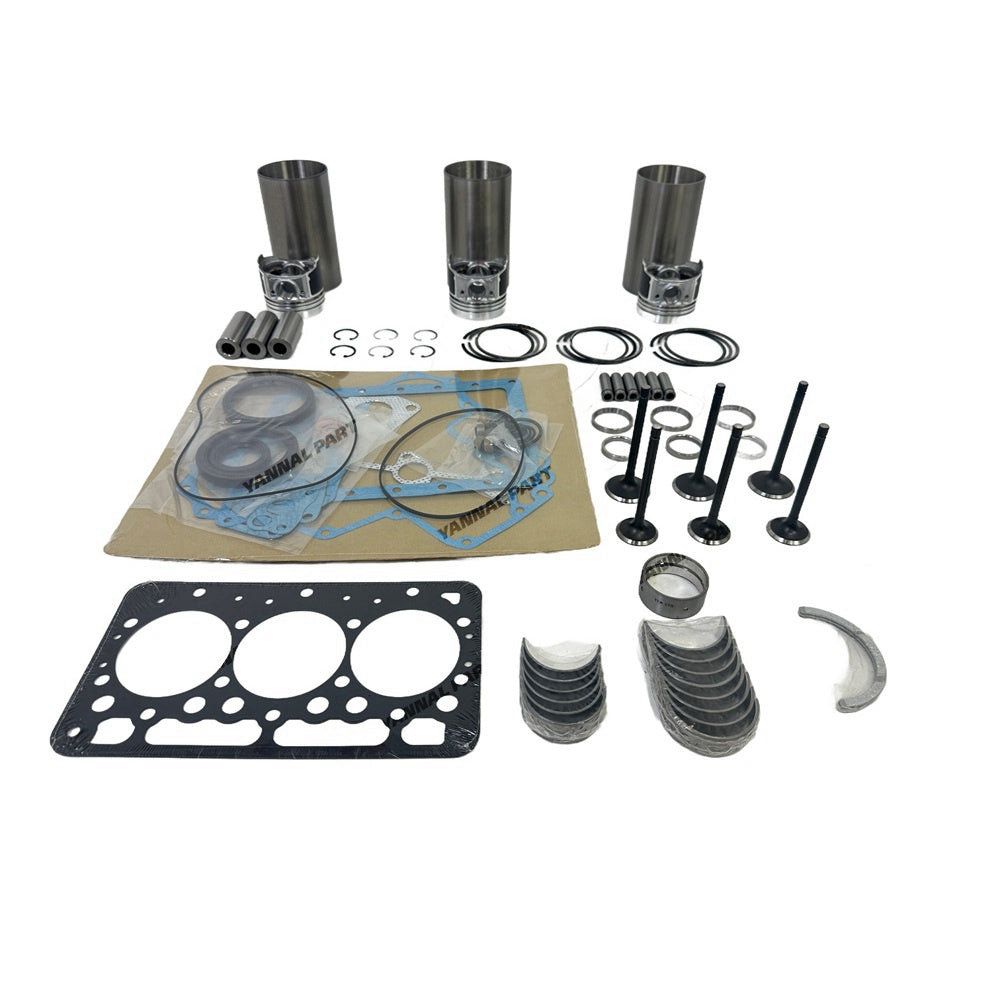 3D67E Overhaul Rebuild Kit Compatible with for Komatsu 3D67E 3D67E-1A Excavator PC18