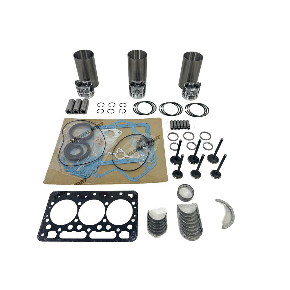 3D67E Overhaul Rebuild Kit Compatible with for Komatsu 3D67E 3D67E-1A Excavator PC18