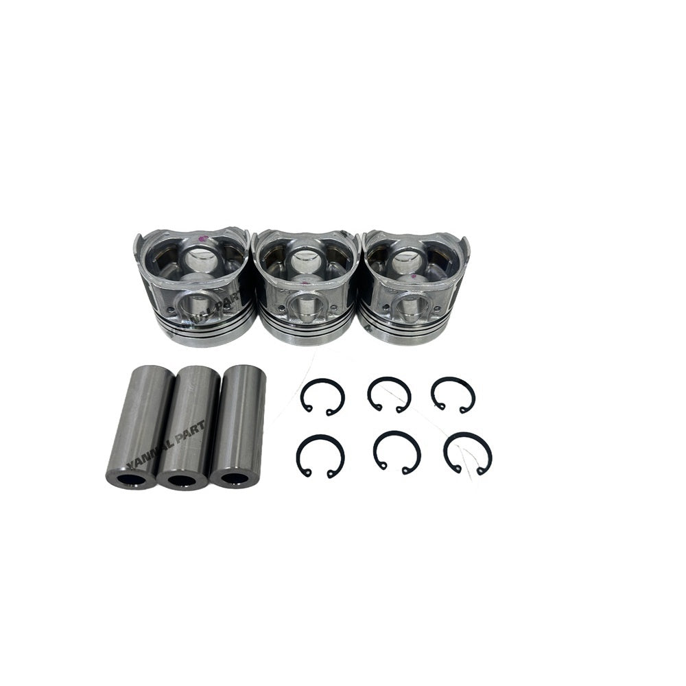 D782 Piston Kit W Ring Set STD 1G688-21112 1G68821112 Fits For Kubota D782 3D67E Engine